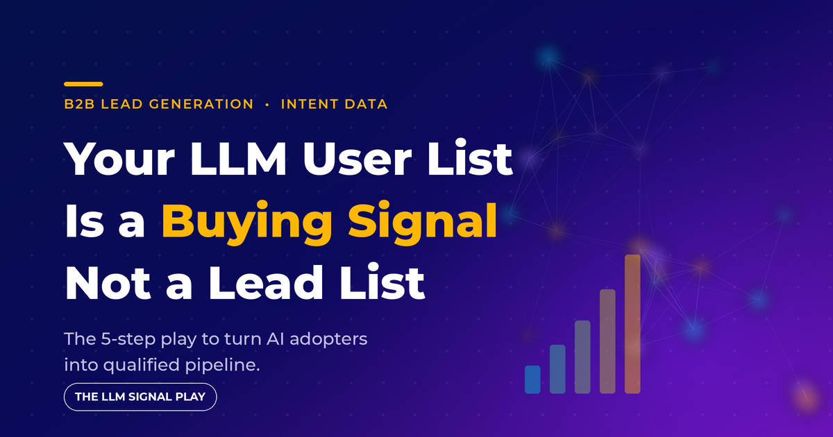 How to Generate B2B Leads Using an LLM User Email List