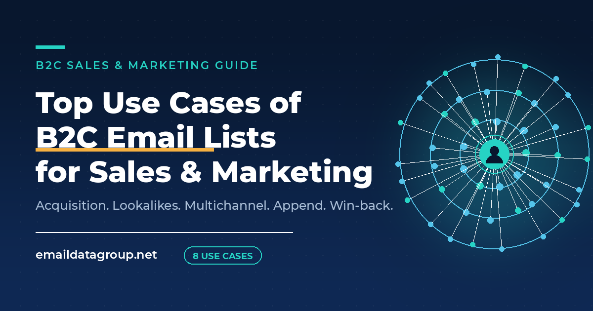 Top Use Cases of B2B Email Lists for Sales and Marketing